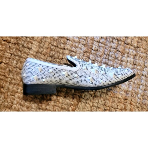 Alberto Fellini SPK24 Men Formal Slip-on Tuxedo Shoes Spiked Fashion 9.5 w box